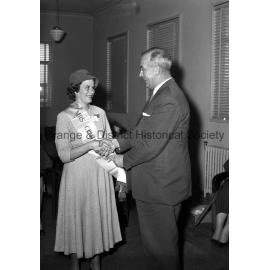 Alderman Ridley with Mrs Central West Mrs R Crean