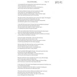 The Letter Home - 2016 third prize bush poetry category