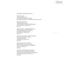 Not Word - Not Name Desert Lore - 2016 third prize open poetry category