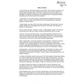 Adieu, Thirteen - 2017 second prize children's category