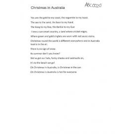 Christmas in Australia - 2018 second prize children's category