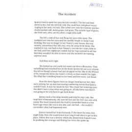 The Accident - 2019 third prize children's category