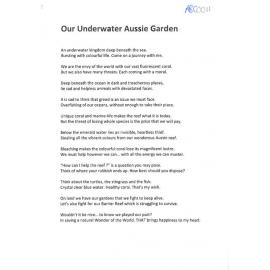 Our Underwater Aussie Garden - 2021 second prize children's category