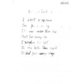 Light and Dark - 2021 third prize children's category