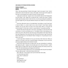 Nipple - 2004 first prize prose category