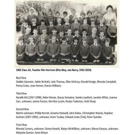 Bletchington Infants & Primary School class photos 1965-69, plus map