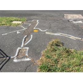 East Orange pavement art