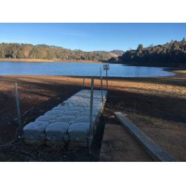 Lake Canobolas "No diving" sign (without water)