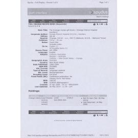 The Orange Recipe Gift Book 4th Edition