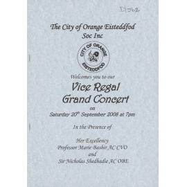 City of Orange Eisteddfod Vice Regal Grand Concert 2008