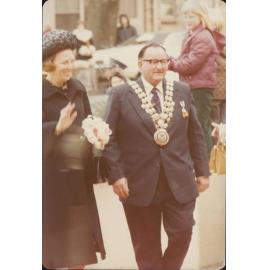 Her Royal Highness Princess Beatrix and His Royal Highness Prince Claus of the Netherlands visit to Orange 1 June 1978