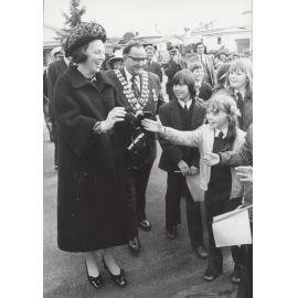 Her Royal Highness Princess Beatrix and His Royal Highness Prince Claus of the Netherlands visit to Orange 1 June 1978