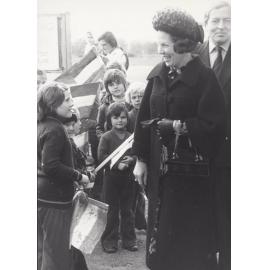 Her Royal Highness Princess Beatrix and His Royal Highness Prince Claus of the Netherlands visit to Orange 1 June 1978