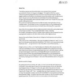 Blood Ties - 2022 first prize children's category