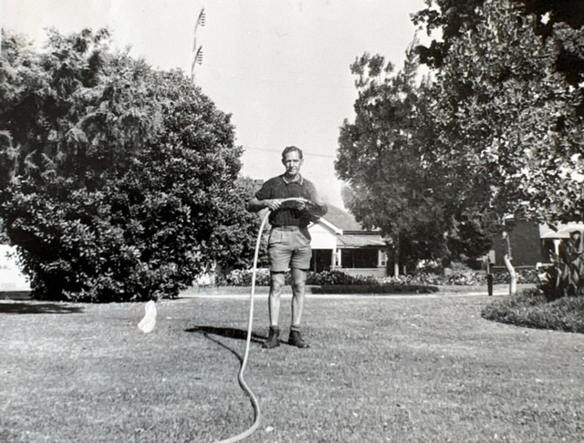 Billy Regan, greenkeeper, Cook Park, Orange