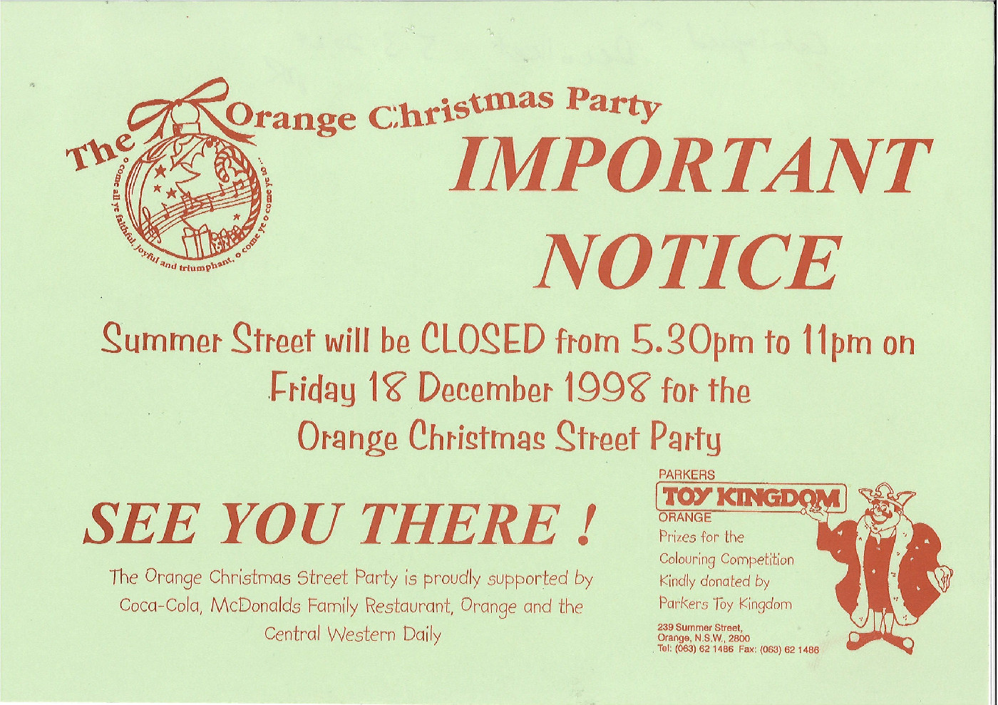 The Orange Christmas Street Party
