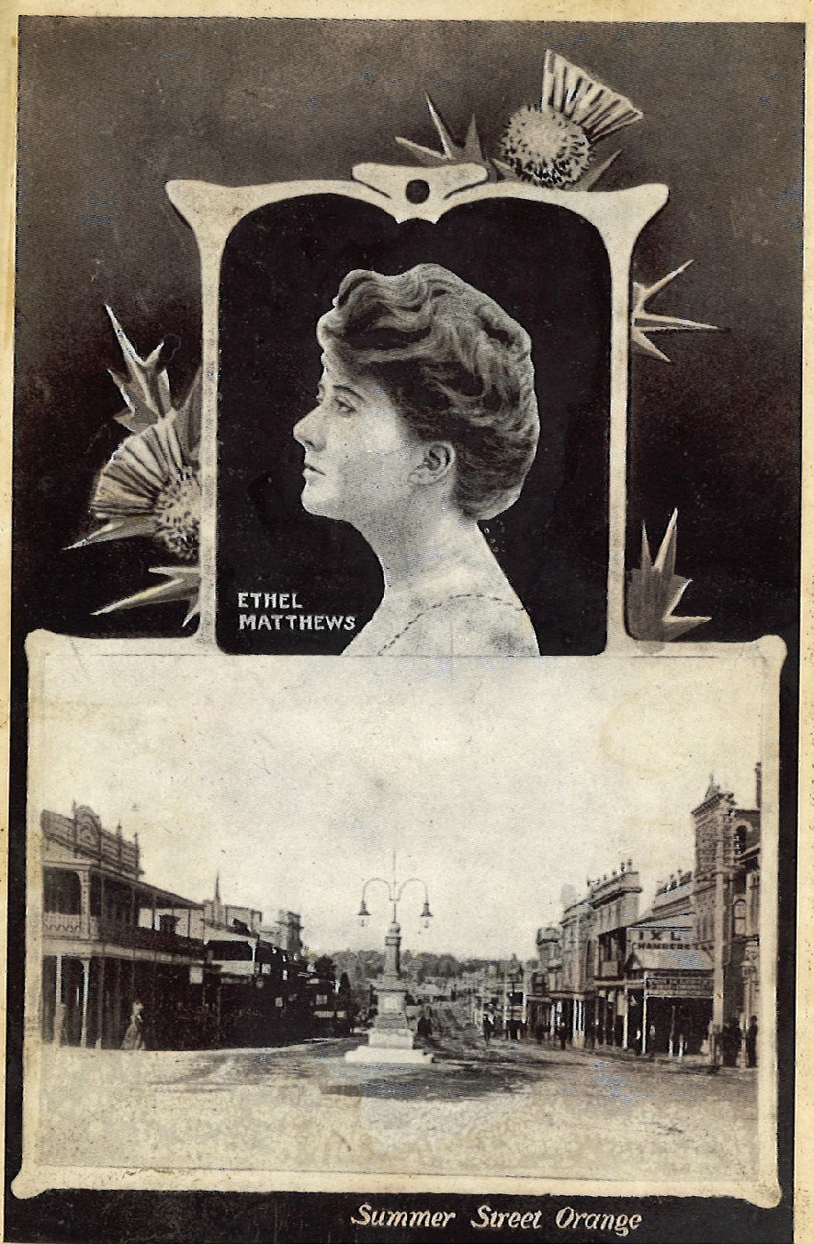 Postcard of Ethel Matthews and Summer Street, Orange