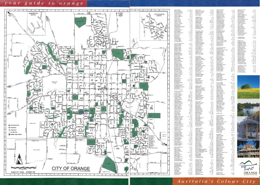Orange Town Map 1999