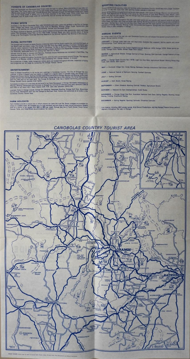 Visitors Guide to Orange and Canobolas Country 1977