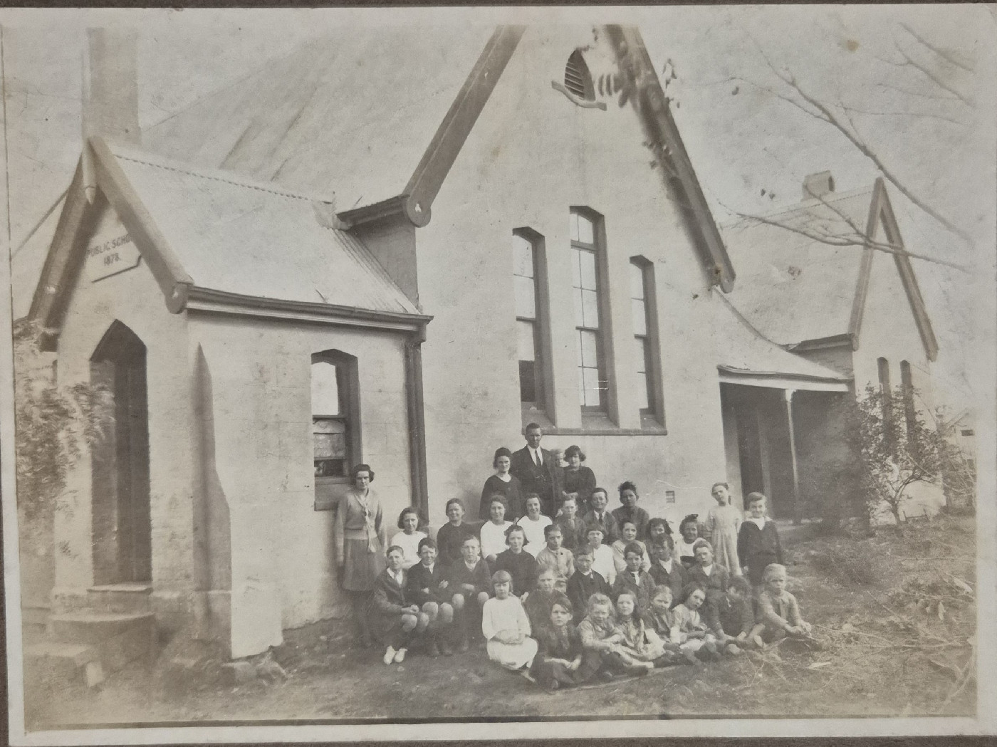 Spring Side School c1925.  Image donated by Terez Page.