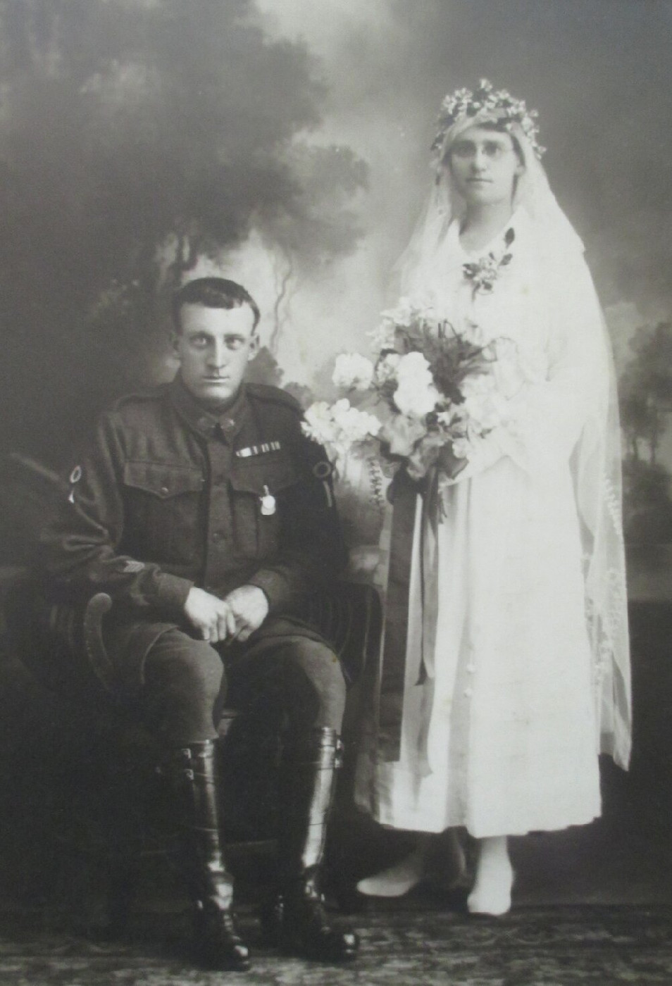 Harold and Annie Sykes on their wedding day

Image courtesy David Sykes.