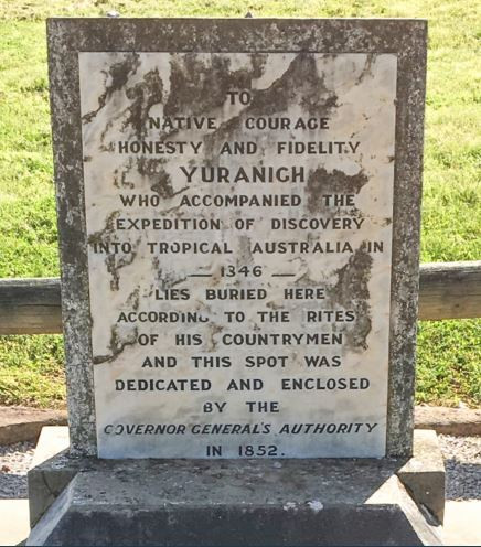 Yuranigh's grave site, Courtesy Orange City Council.