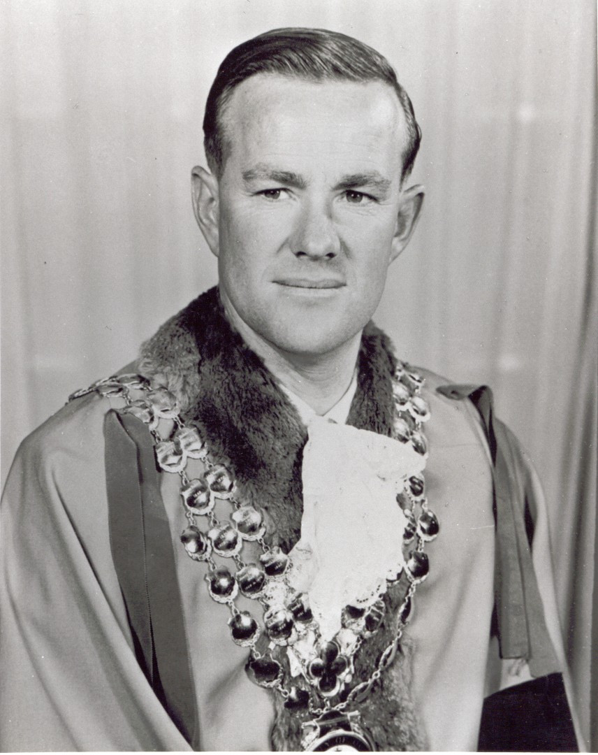 Ronald John Hill, mayor of Orange 1963-1967. Image courtesy Orange City Library.