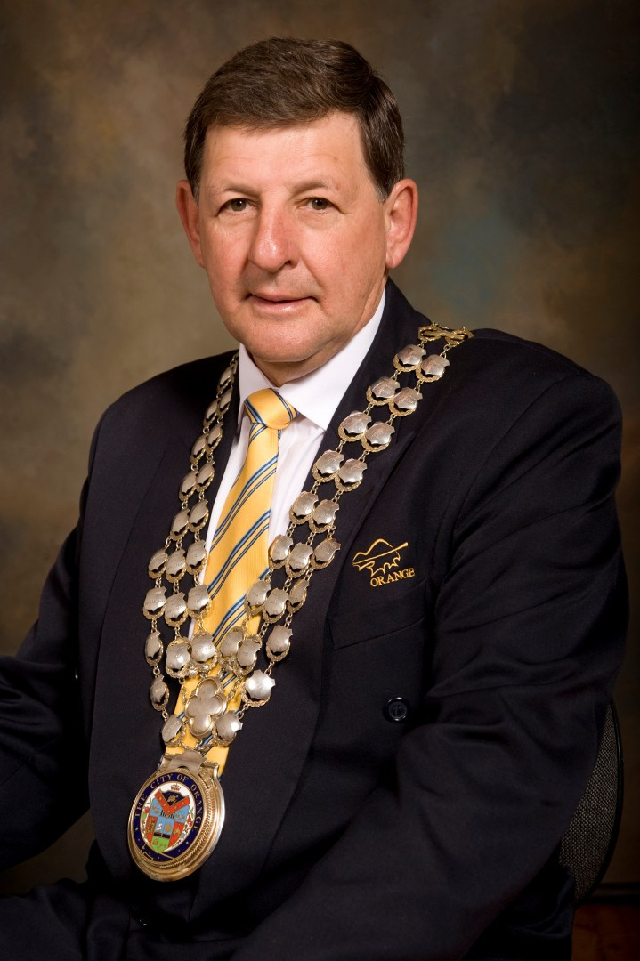 Reginald Kidd, mayor of Orange  2008-2009, 2017-2021. Image courtesy Orange City Library.